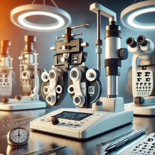 Applications of Visual Optics - Optical Instruments such as ophthalmoscopes, retinoscopes, and autorefractors are essential for diagnosing eye conditions in professional eye clinics.