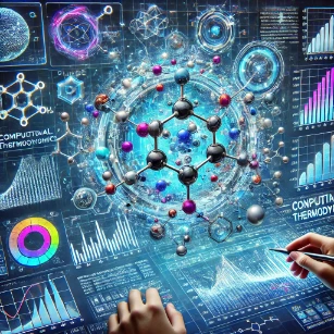 Computational Thermodynamics: featuring holographic simulations of molecular structures, phase diagrams, and energy transfer models analyzed by an engineer.