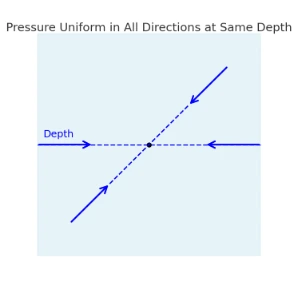 Uniform Pressure at Same Depth
