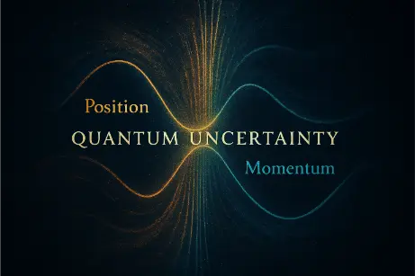 Artist impression of squeezed quantum states in metrology and gravitational wave detection