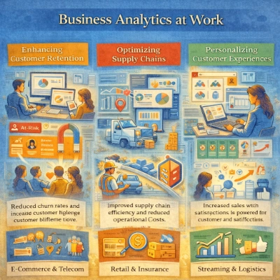Business analytics in action—reduce churn, streamline supply chains, and personalize experiences to boost value.