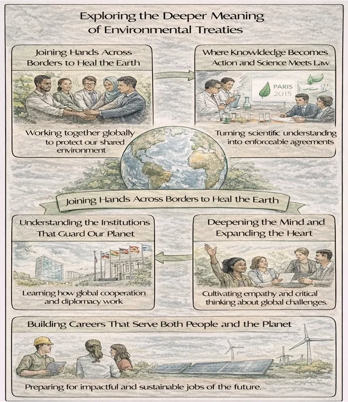 IDEF-style diagram showing deeper meaning of environmental treaties.