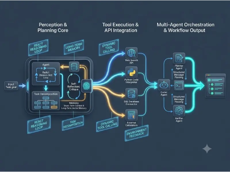 AI Agents and Autonomous Workflows Architecture Diagram